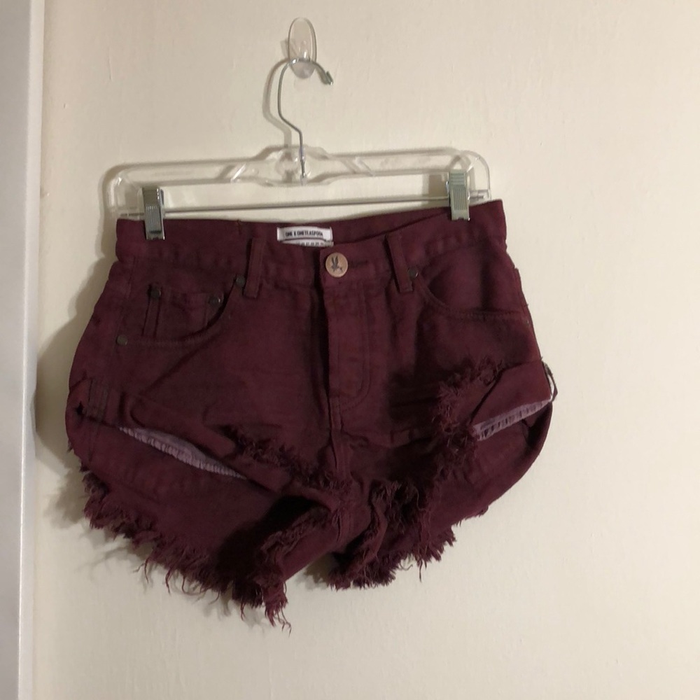 Maroon One Teaspoon Shorts
